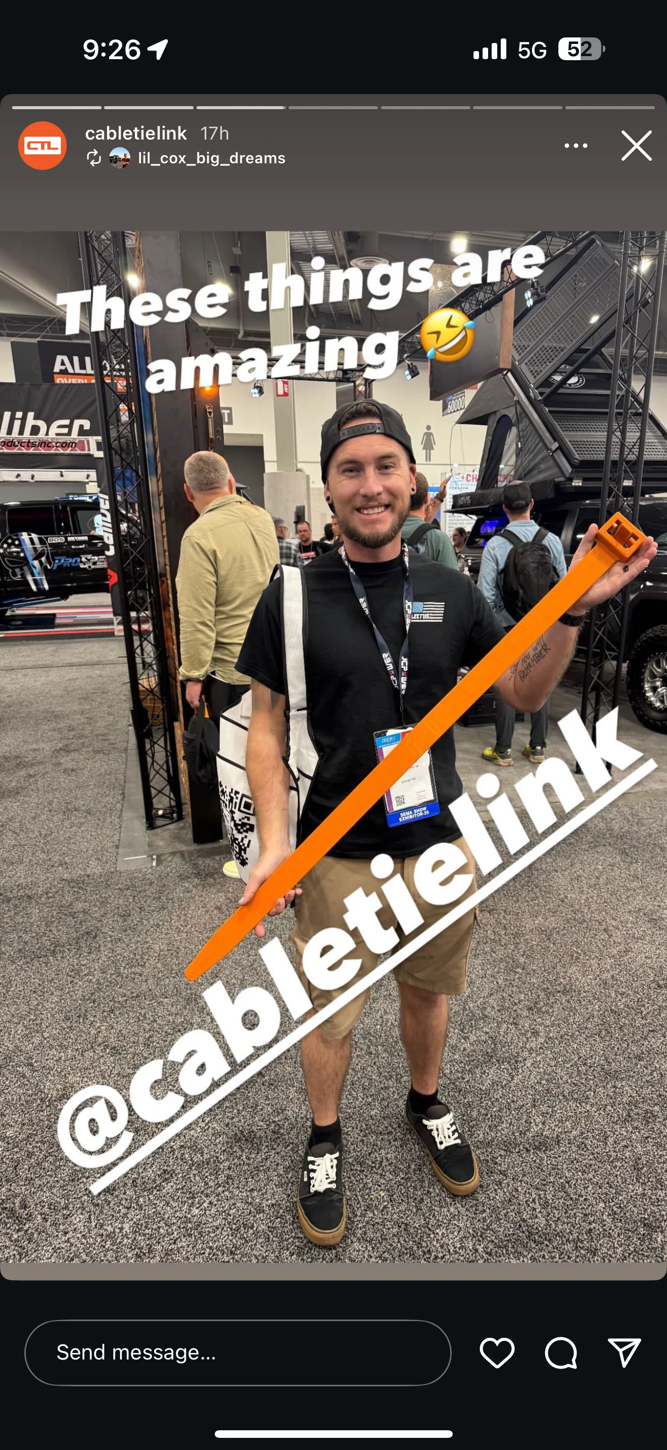 47" HD CABLE TIE - Worlds Largest & Strongest Cable Tie - Image 7