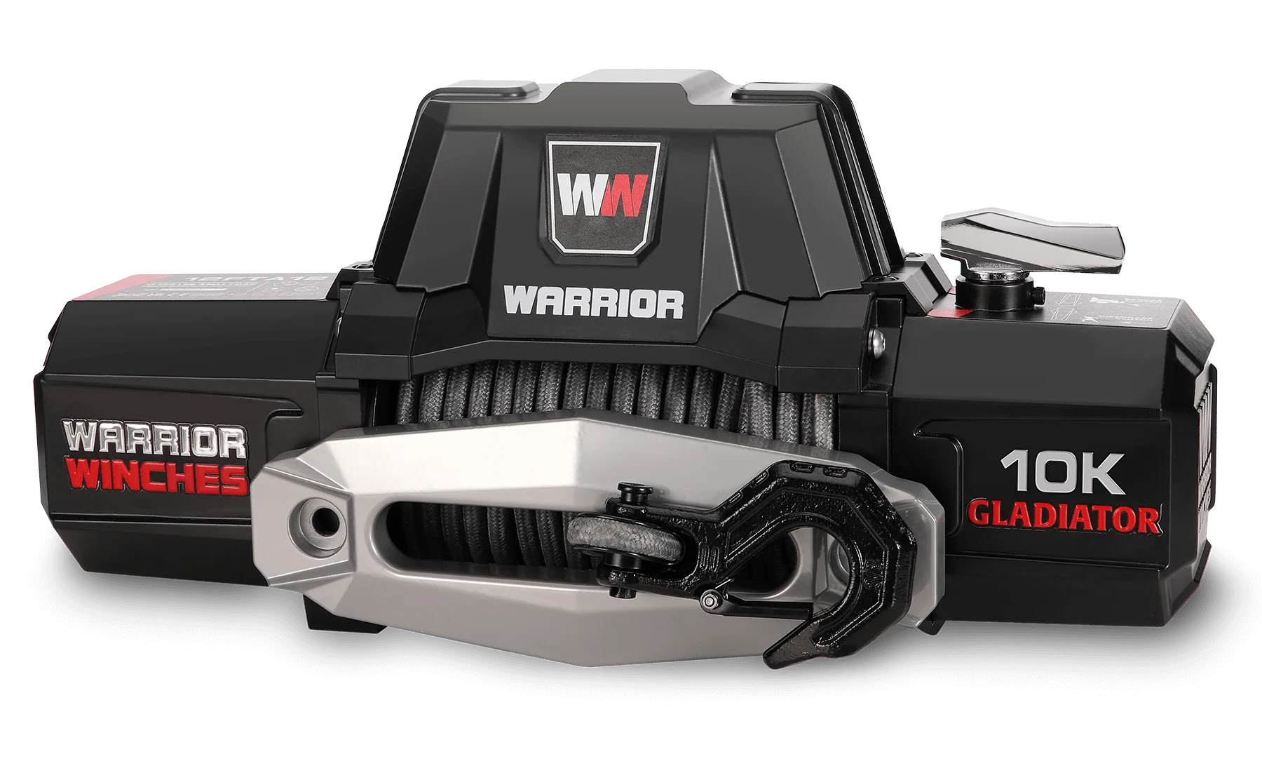 Gladiator F-Type 10,000lb 12v Electric Winch - Synthetic Rope - Image 3