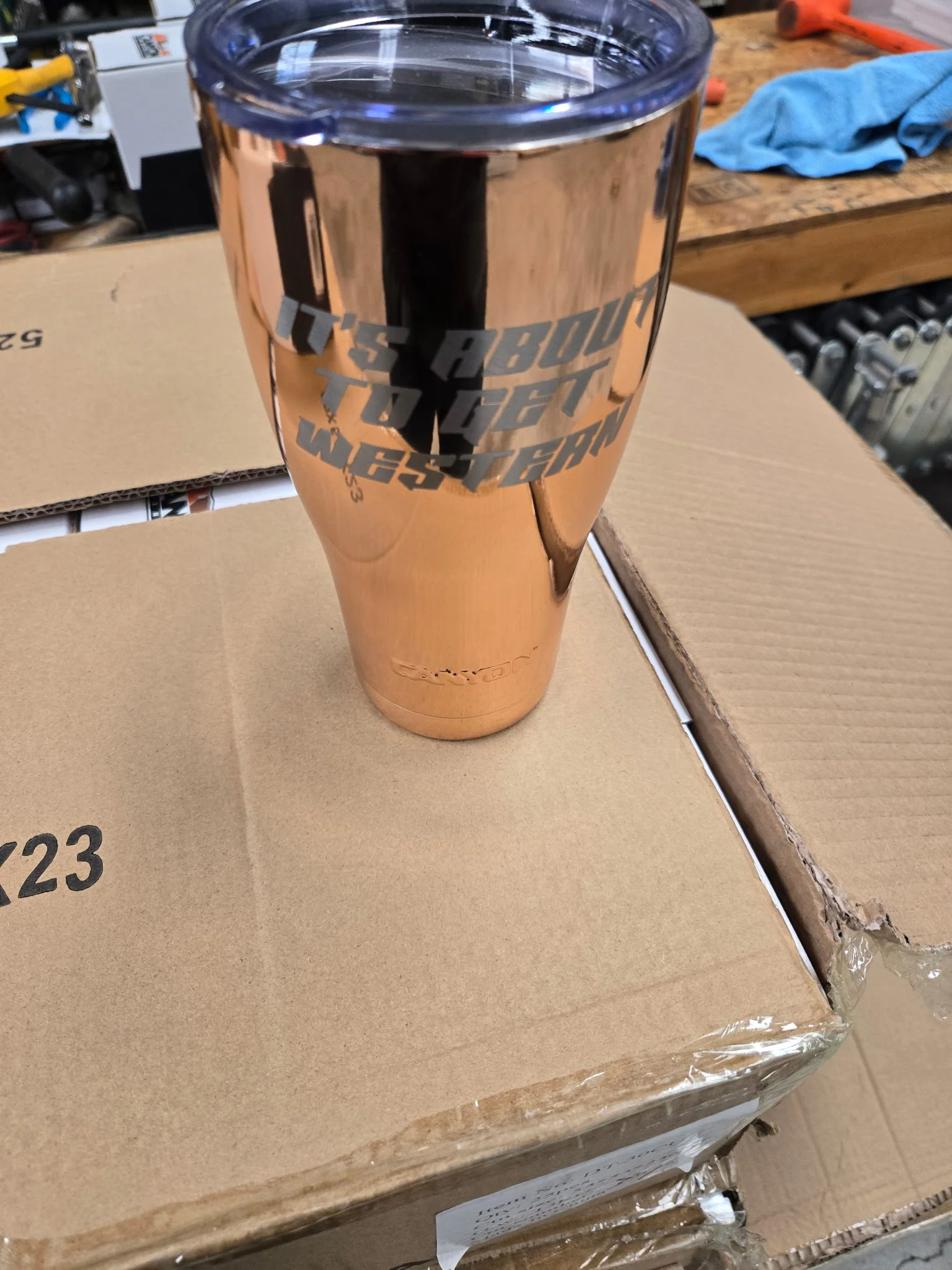 It’s About To Get Western 30oz Tumbler - Image 6